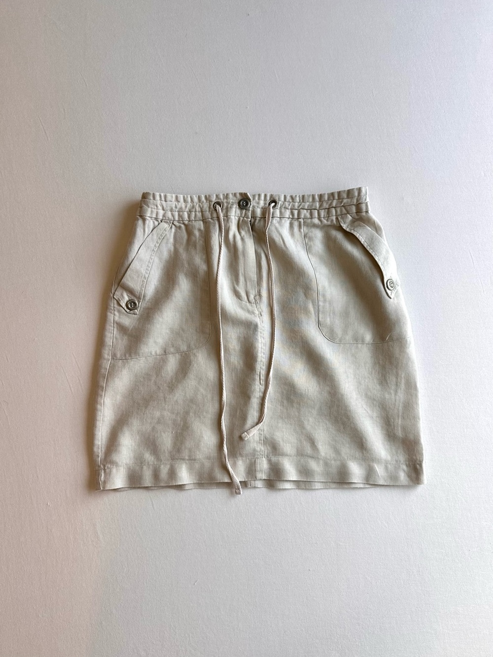 Willi Smith 100% Linen Skirt